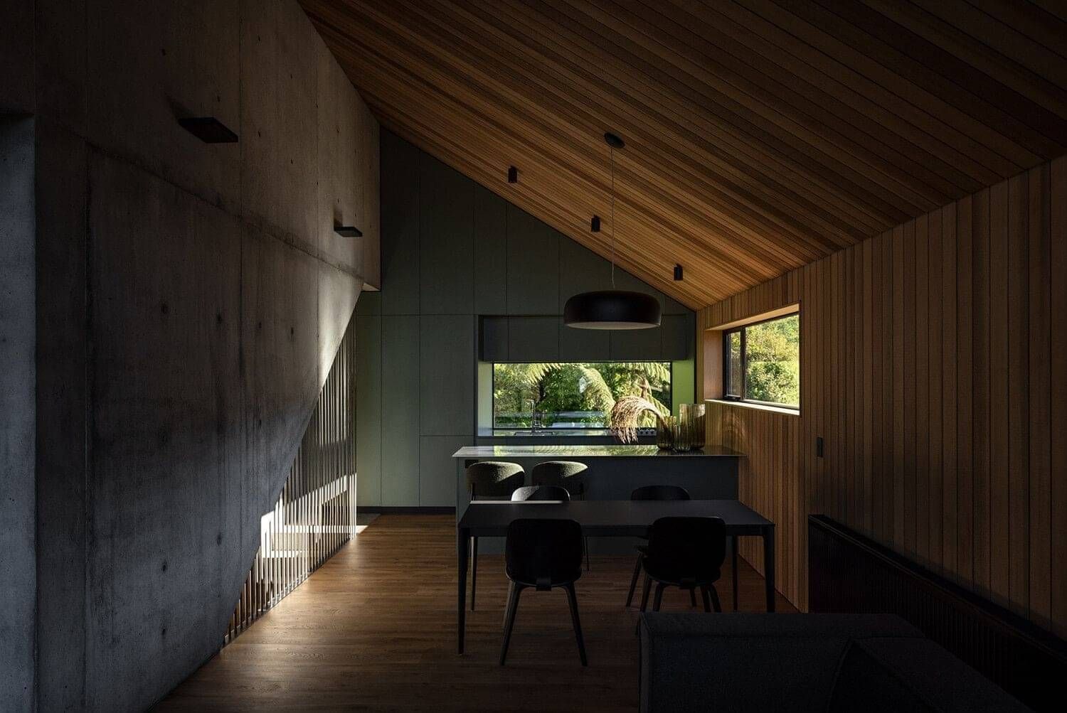 In-situ concrete house Wellington NZ