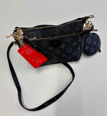Pre-Loved LOUIS VUITTON STYLE - Multi Pochette in Monogram Eclipse