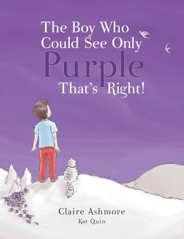 The Boy Who Could Only See Purple book cover