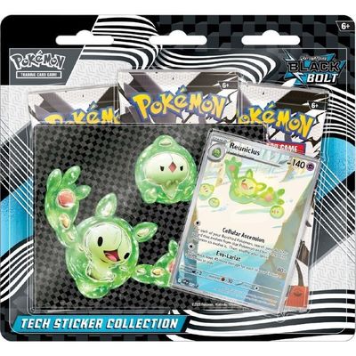 Pokemon TCG Scarlet &amp; Violet Black Bolt Tech Sticker Collection