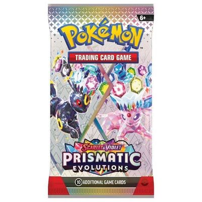 Pokemon TCG Scarlet &amp; Violet Prismatic Evolutions Booster Pack Assorted