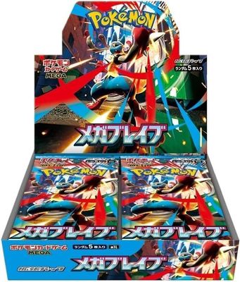 Pokemon TCG Japanese Mega Brave Booster Box (M1L)