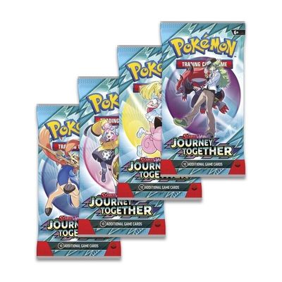 Pokemon TCG Scarlet &amp; Violet Journey Together Booster Pack Art Set