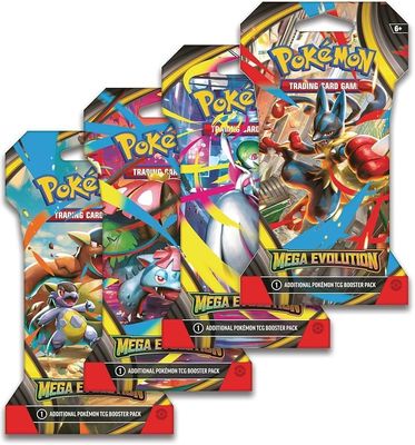 Pokemon TCG Mega Evolutions Blister Pack Assorted