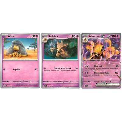 Pokemon TCG 151 Alakazam ex Promo Set