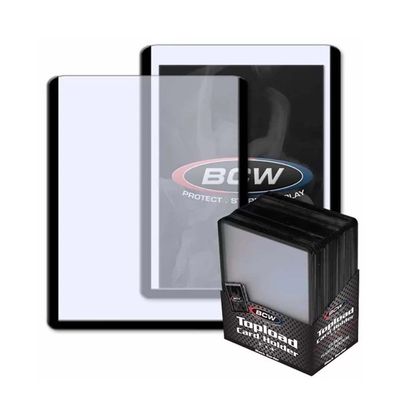BCW 3&times;4 Topload Card Holder &ndash; Black Border