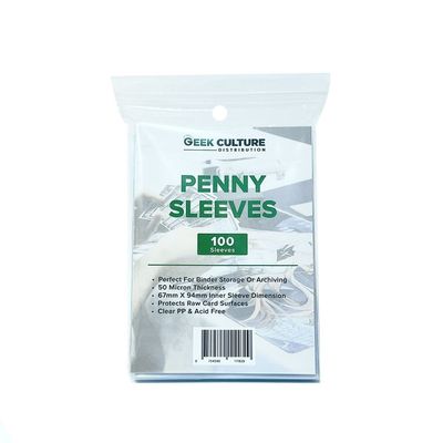 Geek Culture &ndash; Penny Sleeves (100ct)