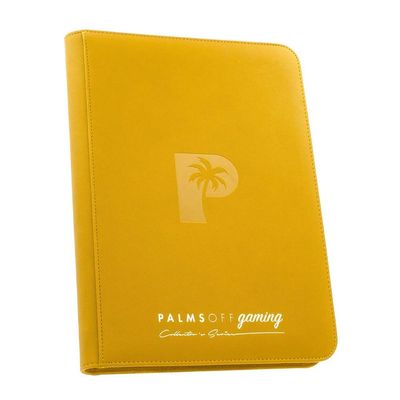 Palms Off Collector&rsquo;s Series 9 Pocket Zip Binder &ndash; YELLOW