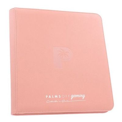 Palms Off Collector&#039;s Series 12 Pocket Zip Binder - PINK