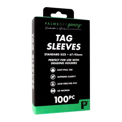 Palms Off Tag Sleeves &ndash; 100pc