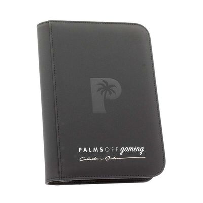 Palms Off Gaming Collector&rsquo;s Series 4 Pocket Zip Binder &ndash; BLACK
