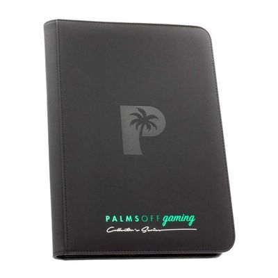Palms Off Gaming Collector&rsquo;s Series 9 Pocket Zip Binder &ndash; BLACK