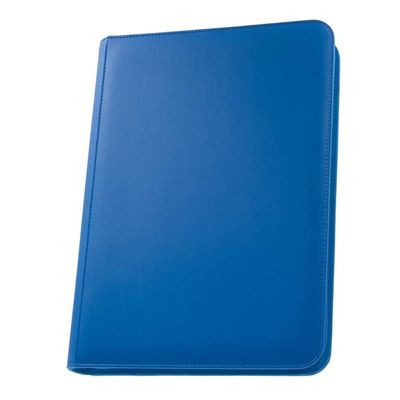 Palms Off Gaming STEALTH 9 Pocket Zip Binder &ndash; Blue