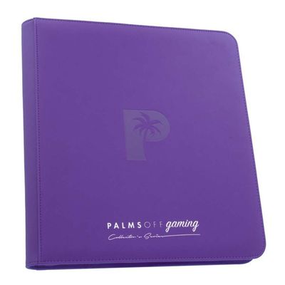 Palms Off Gaming Collector&rsquo;s Series 12 Pocket Zip Binder &ndash; PURPLE