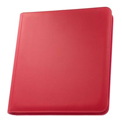 Palms Off Gaming STEALTH 12 Pocket Zip Binder &ndash; Red