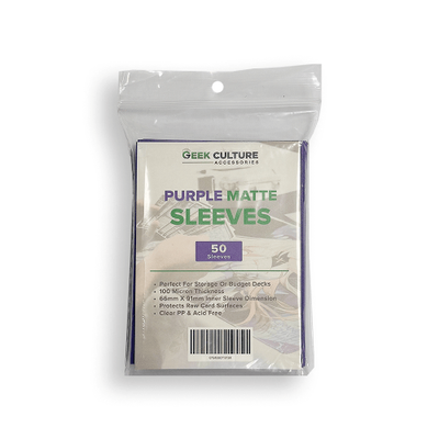 Geek Culture &ndash; Purple Matte Sleeves (50ct)