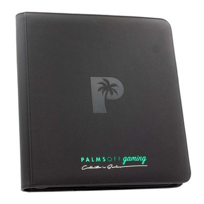 Palms Off Gaming Collector&rsquo;s Series 12 Pocket Zip Binder &ndash; BLACK