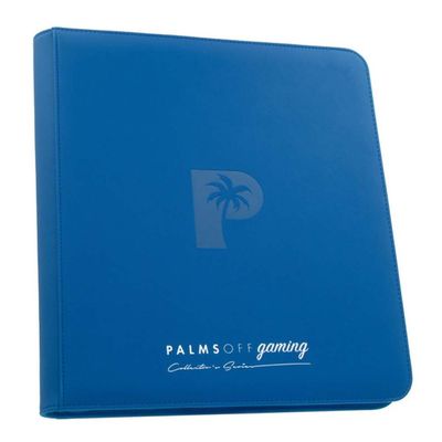 Palms Off Gaming Collector&rsquo;s Series 12 Pocket Zip Binder &ndash; BLUE