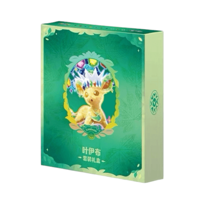 **SPECIAL ORDER** - Pokemon TCG Simplified Chinese Eevee &amp; Eeveelutions Set Gift Box (Leafeon)