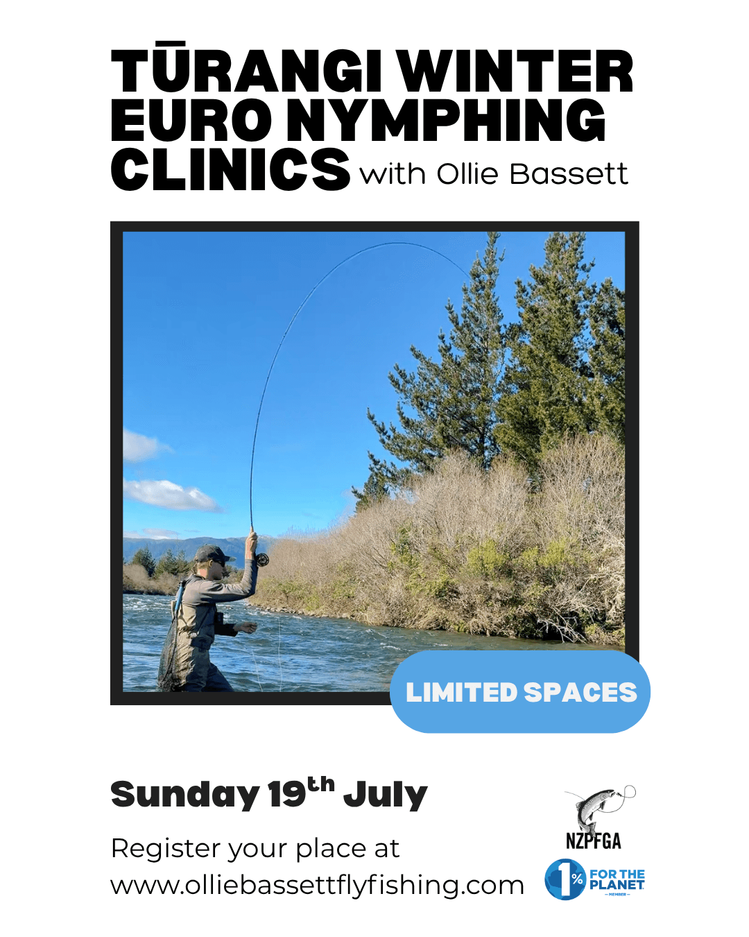 Ollie Bassett Fly Fishing New Zealand Fly Fishing National Champion Guide and Instructor