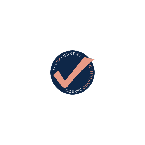 Badge for completion of VA Foundry course