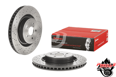 Brembo Prime Drilled Front Brake Rotors / Lexus ISF 360mm