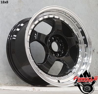 Wolf Wheels S1P - Gloss Black - 18x8.0