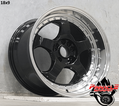 Wolf Wheels S1P - Gloss Black - 18x9.0