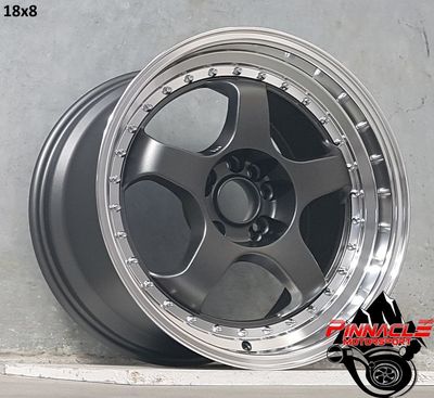 Wolf Wheels S1P - Matte Gunmetal - 18x8.0 +30