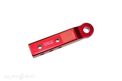 Roadsafe Extended Aluminium Recovery Tow Hitch - 50mm - Red