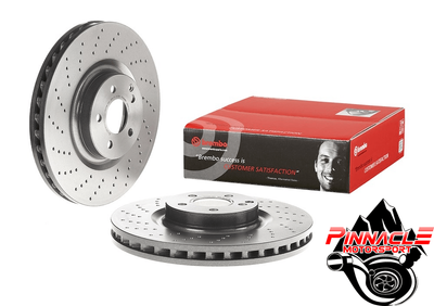 Brembo Prime Cross Drilled Front Brake Rotors / 360mm Mercedez-Benz AMG