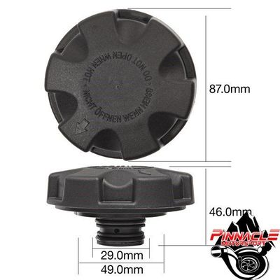 Tridon Expansion Tank Cap 30 Psi - 200 kPa Plastic Screw On / BMW Style