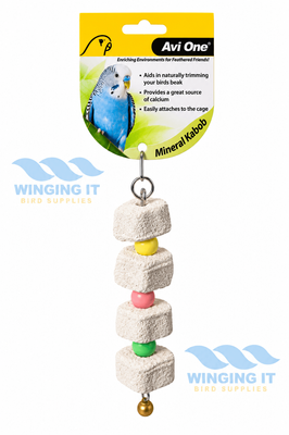 Avi One Bird Toy - Mineral Flower Kabob