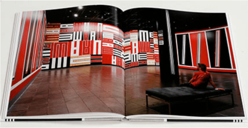 Photo of spread of Darryn George's book
