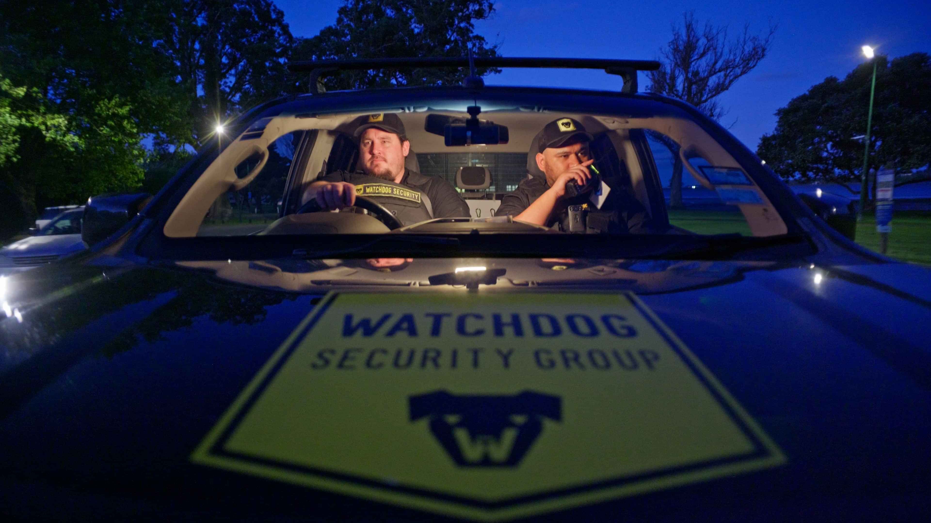 Two Watchdog Security Guards on patrol in Tauranga CBD