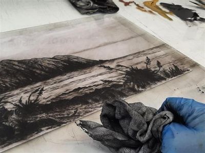 Dry Point Etching and Relief Printmaking Workshop with Kirsty White