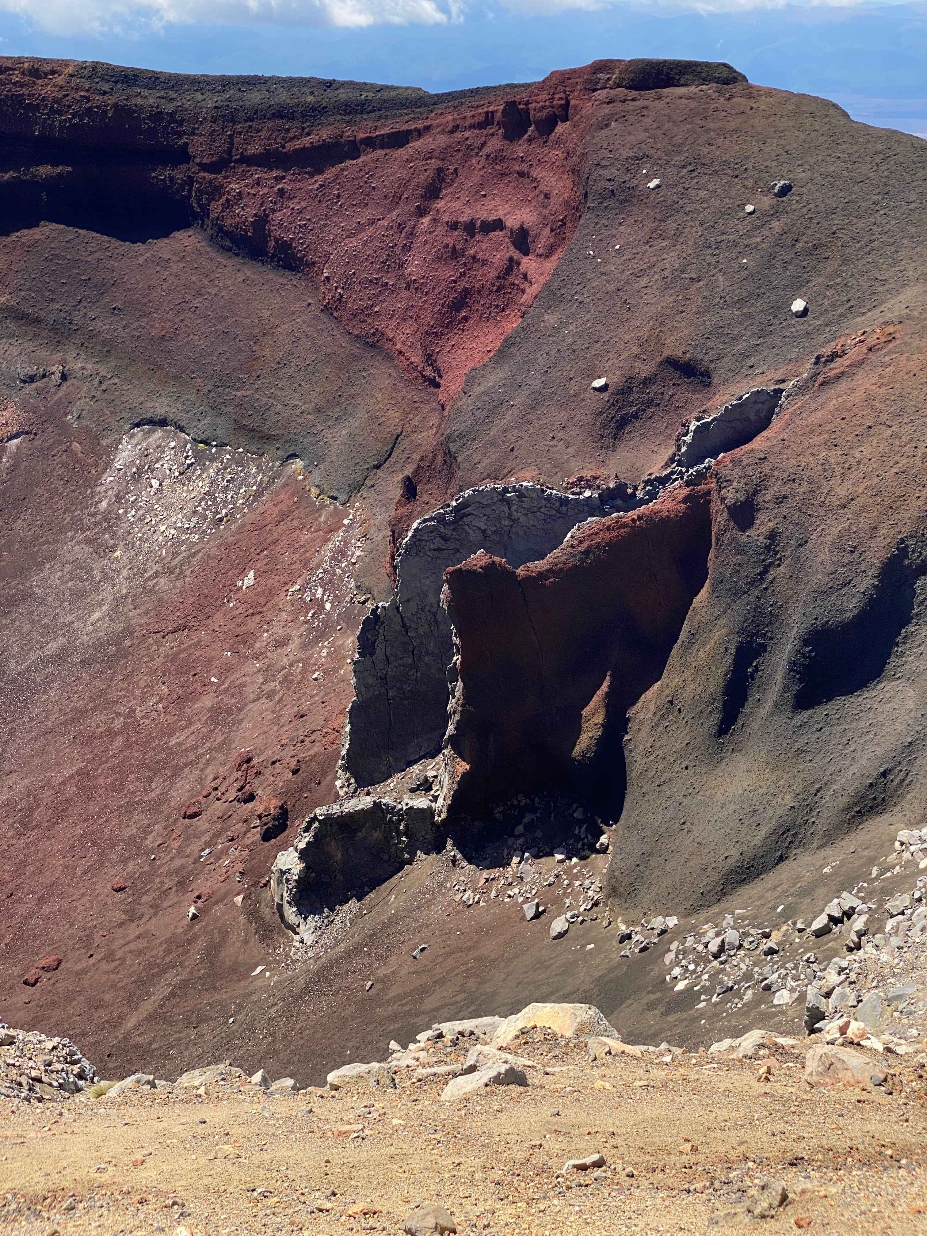 Looking into Red Crater