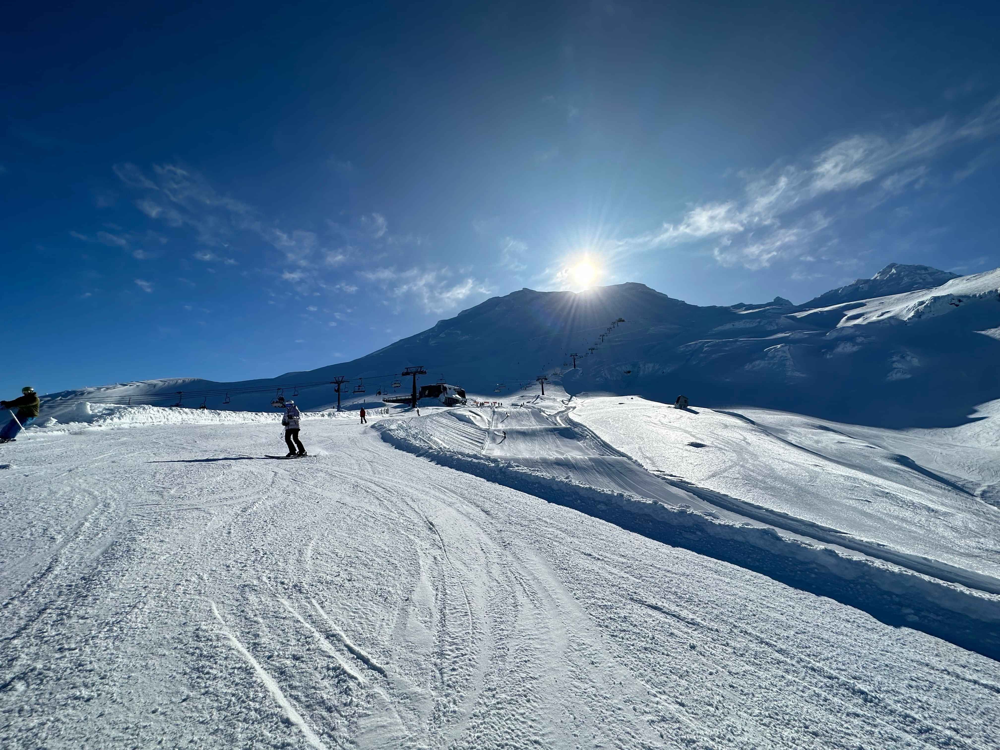 Turoa Ski Area - the dark side:  Two Rivers Ohakune