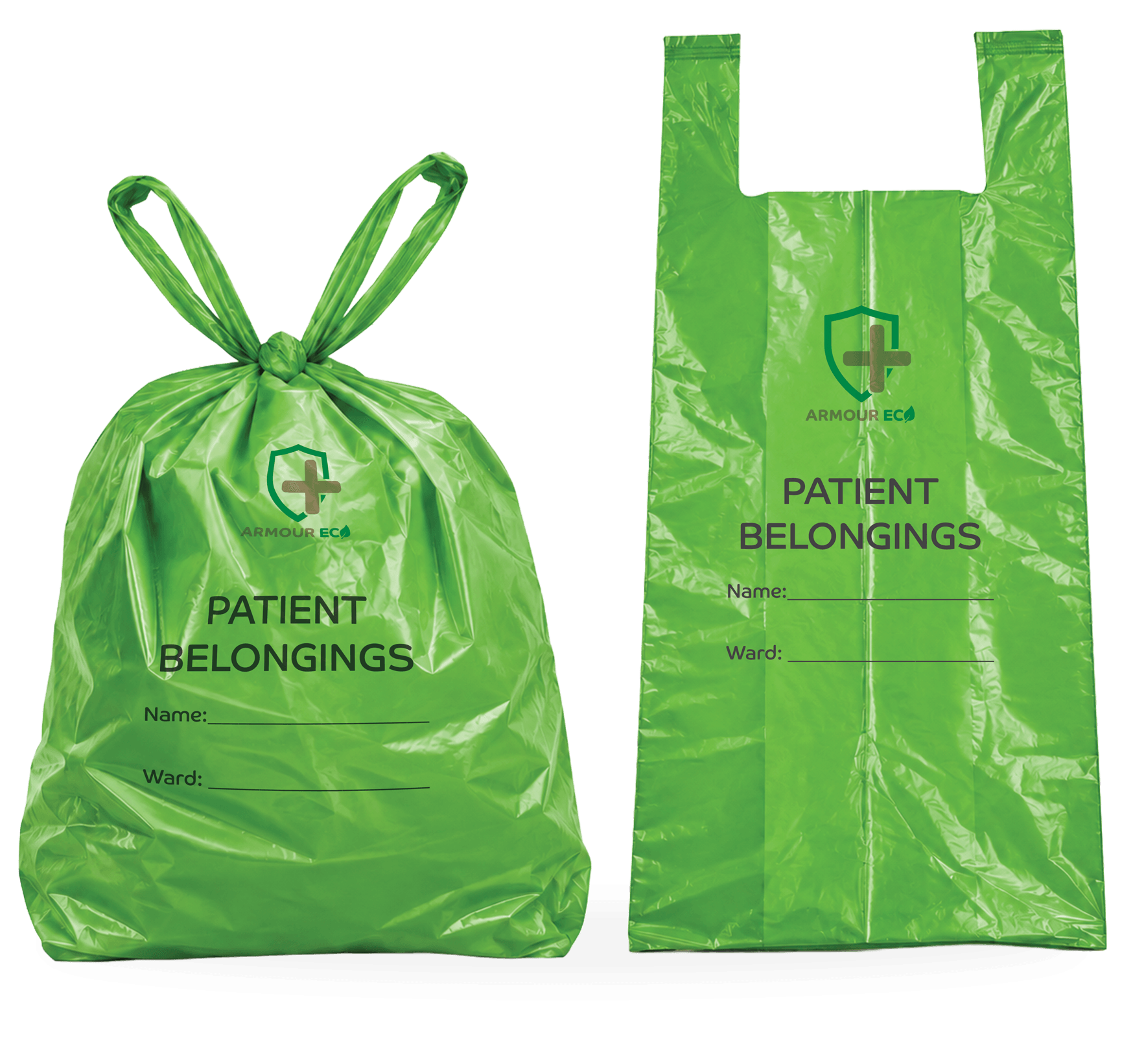 Red Soluble Strip Laundry Bags