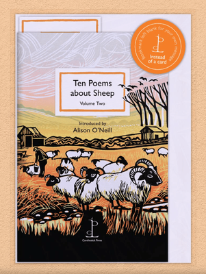 &#039;Instead Of A Card &#039; Poem Pamphlets - Ten Poems about Sheep + Room for a message