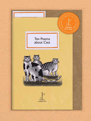 &#039;Instead Of A Card&#039; Poem Pamphlets - Ten Poems About Cats + Room for a message