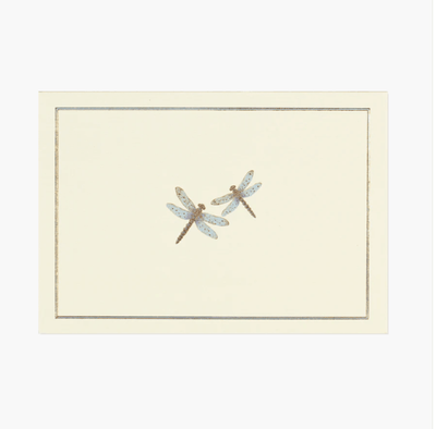 Notecards &amp; Envelopes Blue Dragonfly Boxed Set 14 Blank Notecards