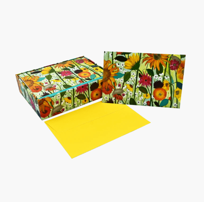 Peter Pauper Press Sunflower Dreams  Notecards 14 Pack &amp; Envelopes