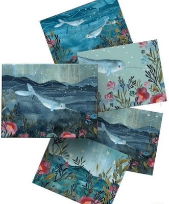 Roger La Borde Sea Dreams Chic 8 Pkt Boxed Notecards