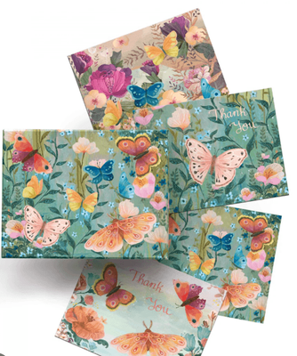 Roger La Borde Butterfly Ball Chic Notecard Box 8 cards, 2 of 4 designs