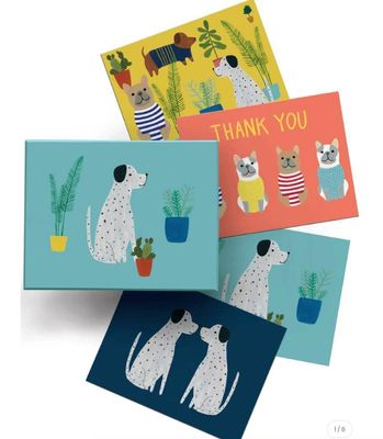 Roger La Borde Chouchou Chien  Notecard Box 8 cards, 2 of 4 designs