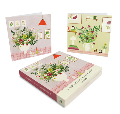 James Ellis Floral Interiors 8 Pack Notecards