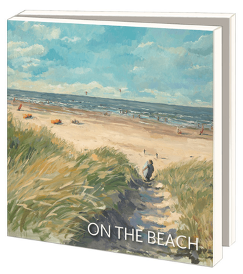 Bekking &amp; Blitz Notecard Folder &amp; Envelopes On the beach, Ellen Davidzon 2 each of 5 designs