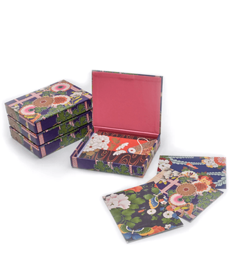 Pomegranate Japanese Decorative Designs Keepsake Boxed Blank Notecard Assortment