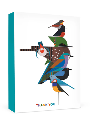 Pomegranate Charley Harper: Rainforest Birds Boxed Thank You Notes